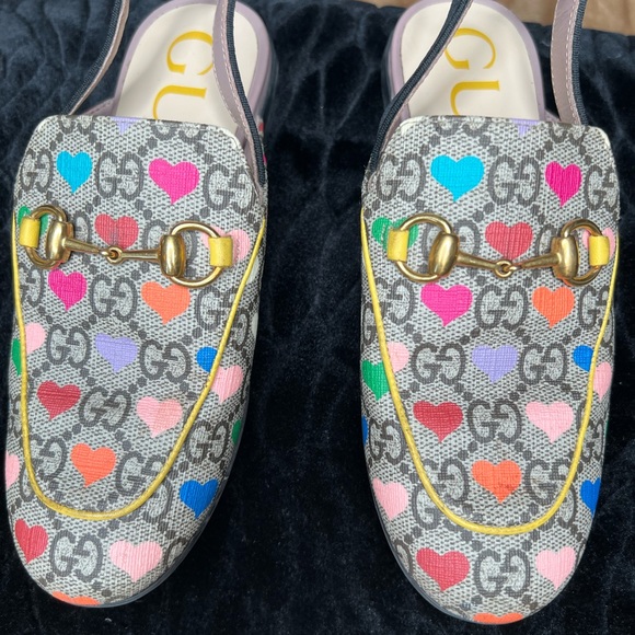 Gucci Kids Sling Back Shoe Size 31 Authentic. Dust bag, Box, and Bag. - Picture 4 of 9